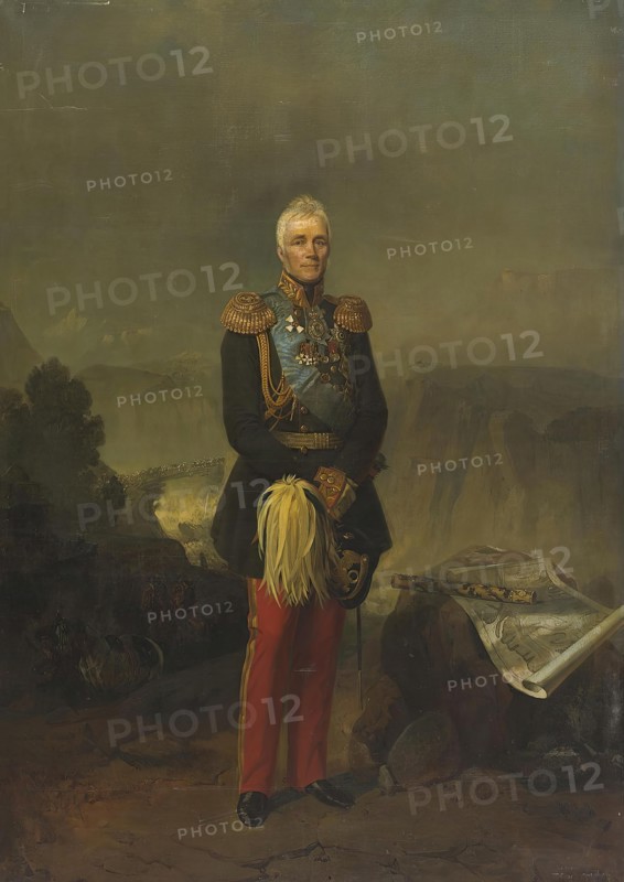 Portrait of Count M.S. Vorontsov, 1869. Creator: Georg von Bothmann.