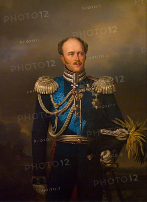 Portrait of Count Alexander Benkendorff (copy), 1859. Creator: Georg von Bothmann.