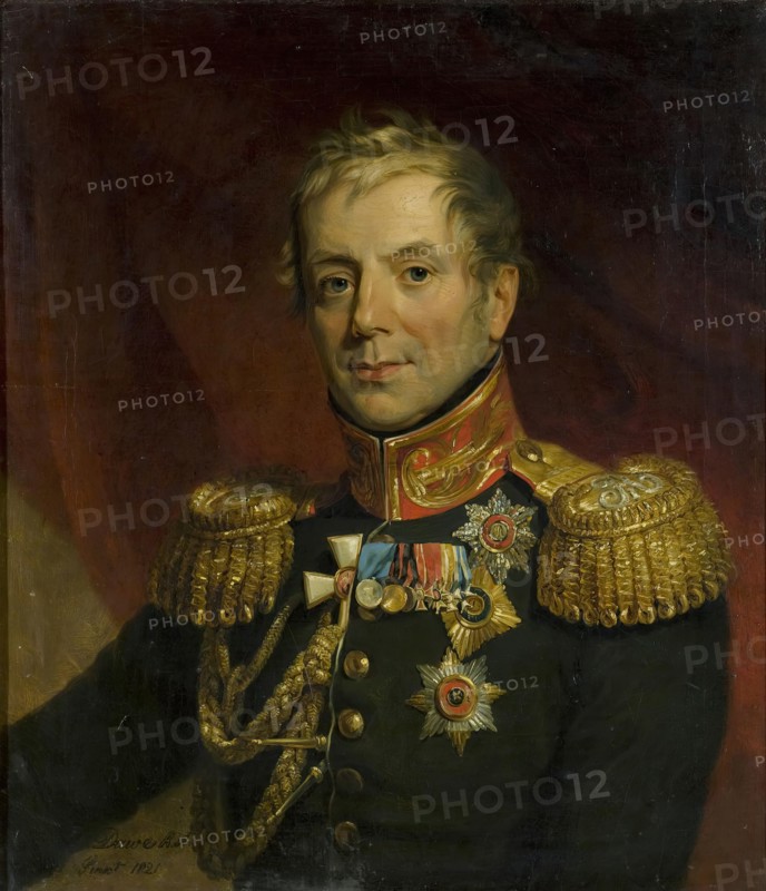 Portrait of Piotr Konovnitsyn (1764-1822), 1821. Creator: George Dawe.