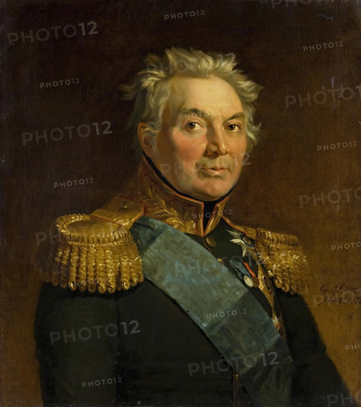 Portrait of Fabian Gottlieb von der Osten-Sacken (1752-1837), 1822. Creator: George Dawe.