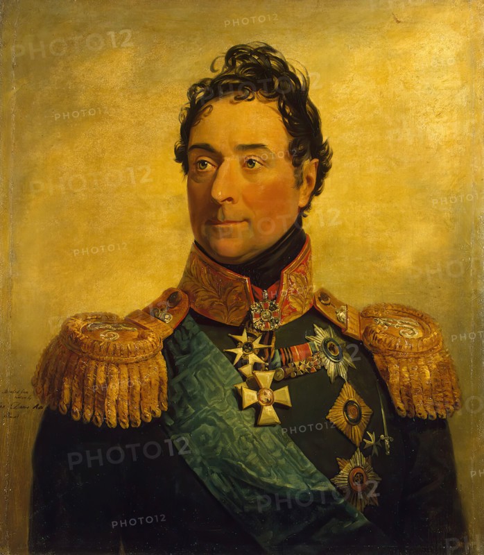 Portrait of Alexander F. Langeron (1763-1831), 1822. Creator: George Dawe.