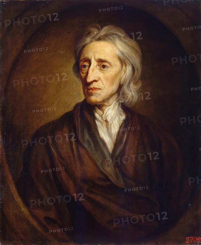 Portrait of John Locke, 1697. Creator: Sir Godfrey Kneller.