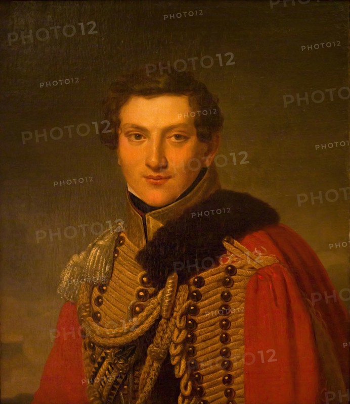 Portrait of V. Lanskoy, 1811. Creator: Henri-Francois Riesener.
