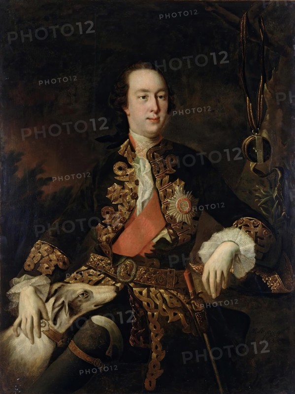 Portrait of P.B. Sheremetev, 1753. Creator: Ivan Argunov.