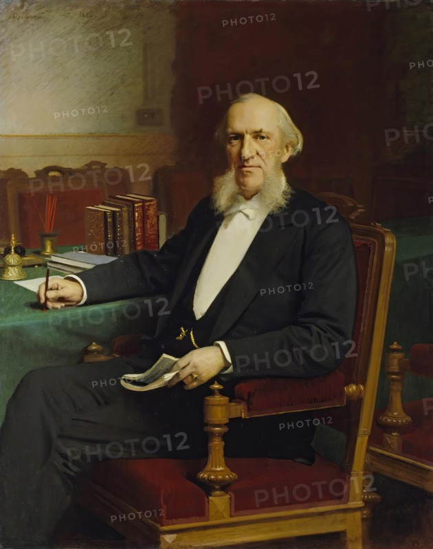 Portrait of the Banker Yevgeny Lamansky, 1886. Creator: Ivan Kramskoy.