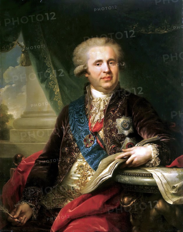 Portrait of Prince Bezborodko A.A., 1794. Creator: Johann Baptist Lampi I.