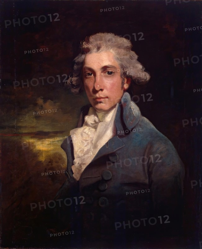Portrait of Richard Brinsley Sheridan (1751-1816), 1790. Creator: John Hoppner.