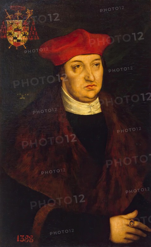Portrait of Cardinal Albert of Brandenburg, 1526. Creator: Lucas Cranach the Elder.