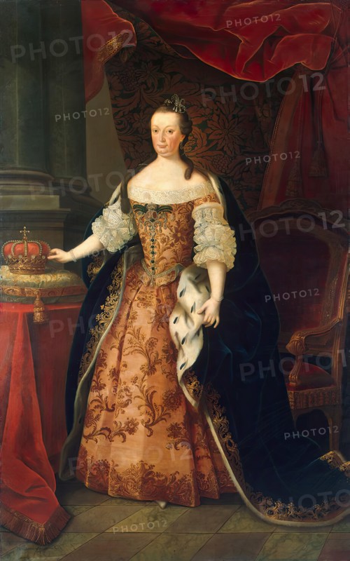 Portrait of Marianna Victoria, Queen of Portugal, 1773. Creator: Miguel Antonio do Amaral.