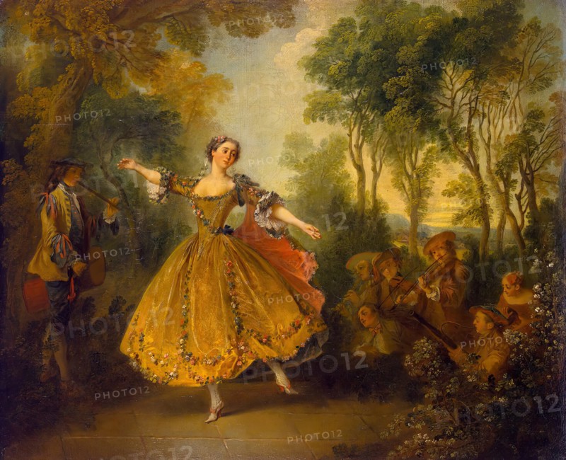 Mlle Camargo Dancing, 1730. Creator: Nicolas Lancret.