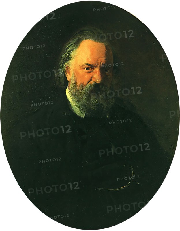 Portrait of Alexander Herzen, 1867. Creator: Nikolay Ge.