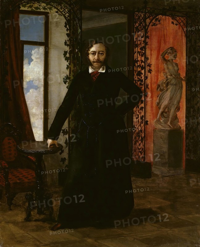 Portrait of a Military Retiree, 1840. Creator: Pyotr Zakharov.