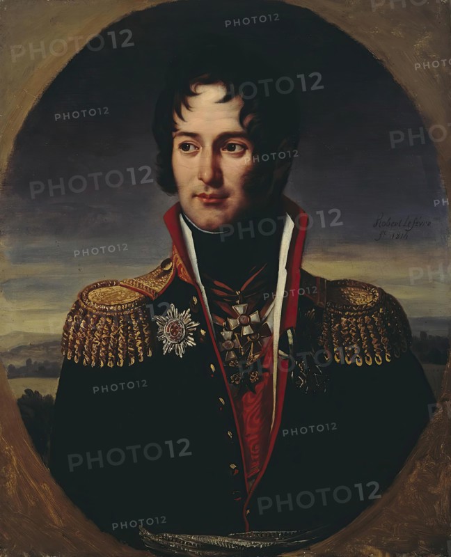 Portrait of General Piotr Chicherin, 1814. Creator: Robert Lefevre.