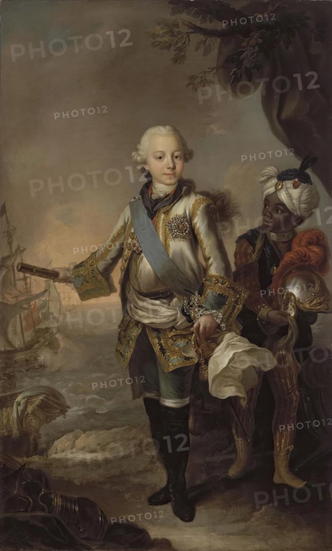 Portrait of Grand Duke Pavel Petrovich, 1765. Creator: Stefano Torelli.