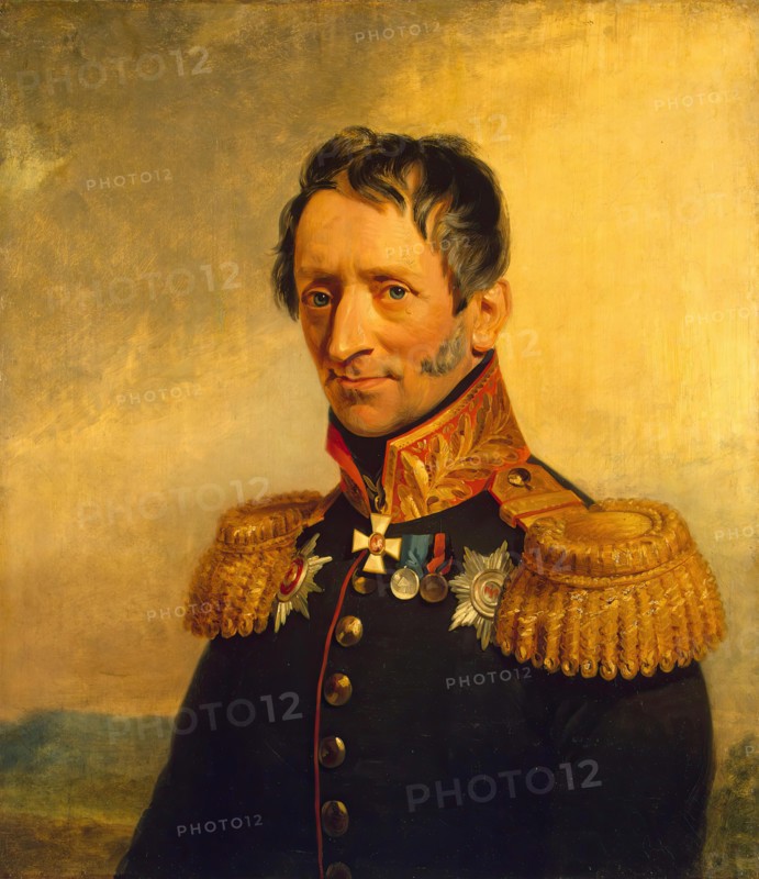Portrait of Karl K. Sievers (1772-1856) (1st), 1822. Creator: Workshop of George Dawe.