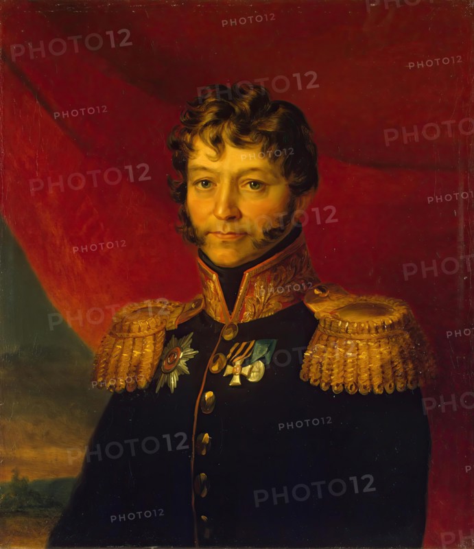 Portrait of Nikolai F. Titov (1758/59-1822), 1830. Creator: Workshop of George Dawe.