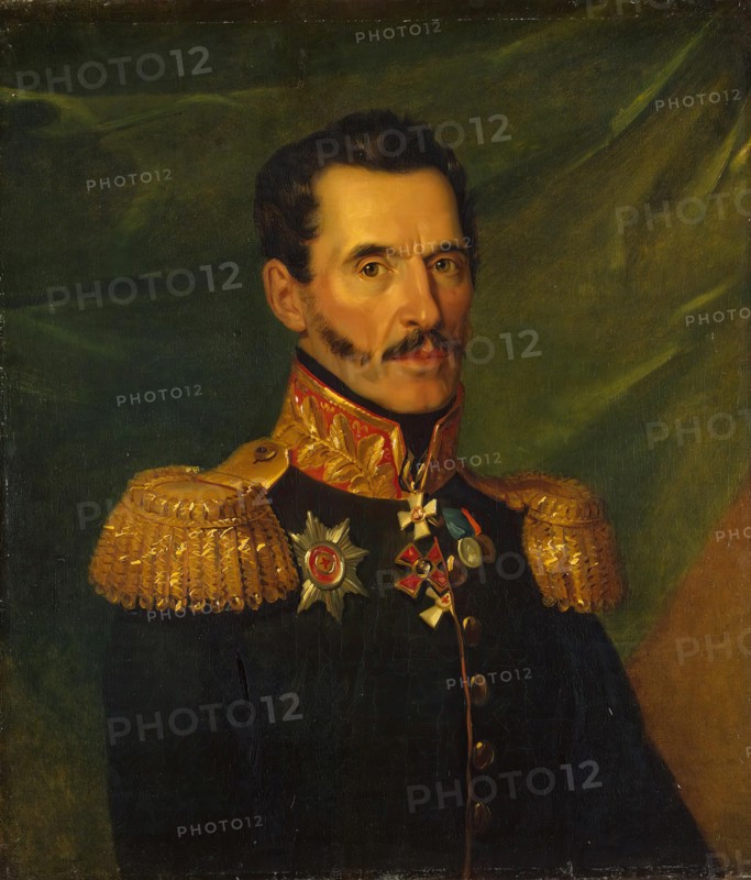Portrait of Stepan Ya. Repninsky (1773-1851) (1st), 1830. Creator: Workshop of George Dawe.
