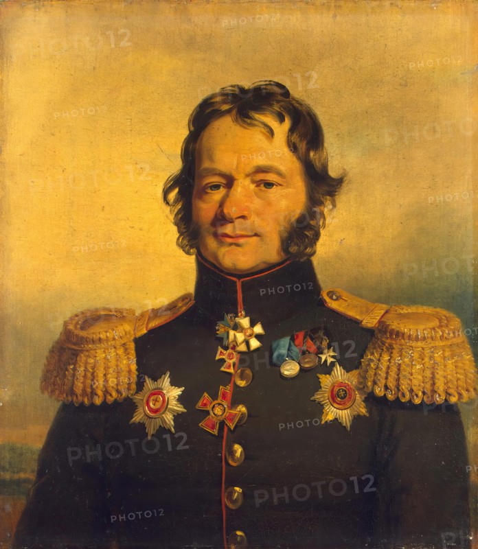 Portrait of Vasily G. Kostenetsky (1769-1831), 1822. Creator: Workshop of George Dawe.