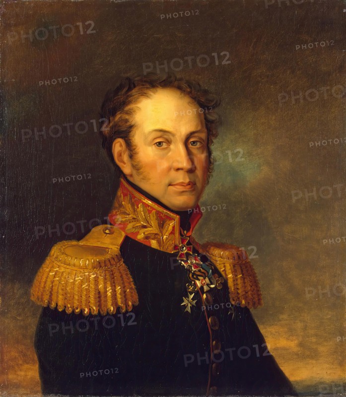 Portrait of Yevgeny I. Olenin (1774-1827), 1823. Creator: Workshop of George Dawe.