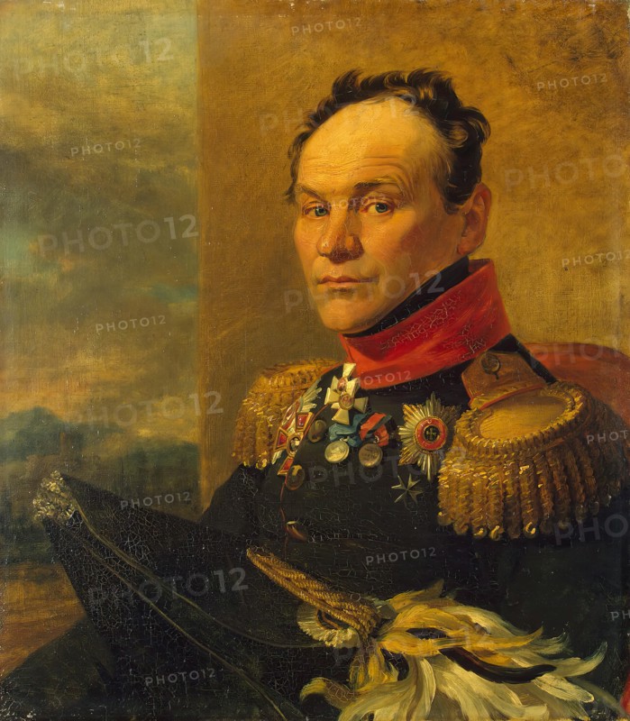Portrait of Alexander I. Tsvilenev (1769-1824), 1822. Creator: Workshop of George Dawe.