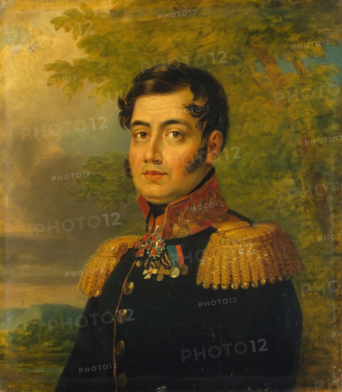 Portrait of Mikhail F. Naumov (1757-1823), 1824. Creator: Workshop of George Dawe.