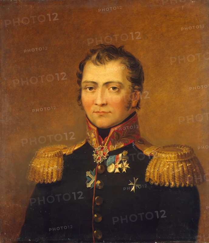 Portrait of Semyon Kh. Stavrakov (1763/64-1819), 1823. Creator: Workshop of George Dawe.