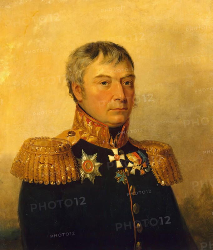 Portrait of Apollon S. Zhemchuzhnikov (1764-1840), 1824. Creator: Workshop of George Dawe.