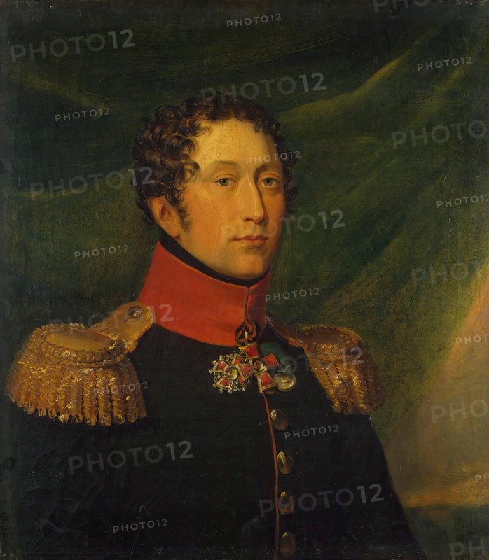Portrait of Alexey S. Kologrivov (1776-1818), 1824. Creator: Workshop of George Dawe.