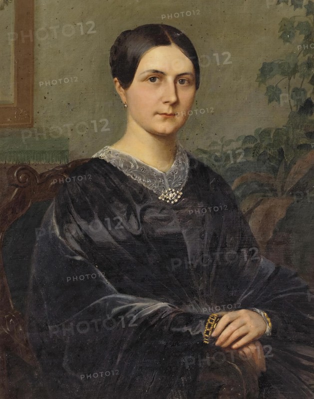 Portrait of Elizabeth Nikolaevna Odintsova, née Mounsey, (1824-1860), 1860s. Creator: Unknown.