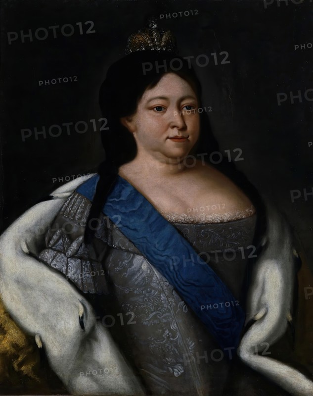 Portrait of Empress Anna Ioannovna, 18th century. Creator: Unknown.