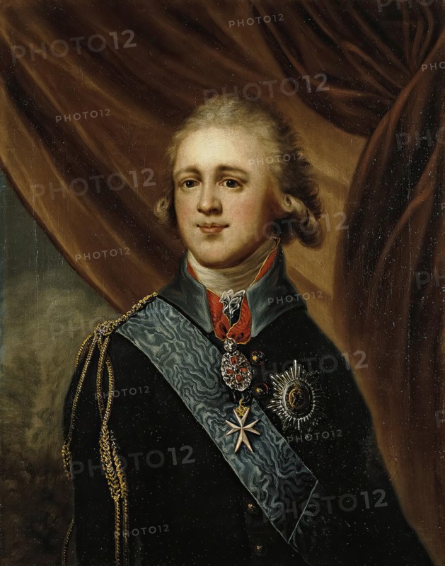 Portrait of Grand Duke Alexander Pavlovich, 1st quarter of 19th century. Creator: Unknown.