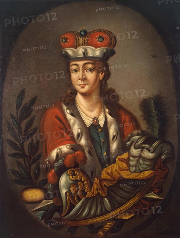 Portrait of the Actor Fyodor Volkov (?), second half of 18th century. Creator: Unknown.