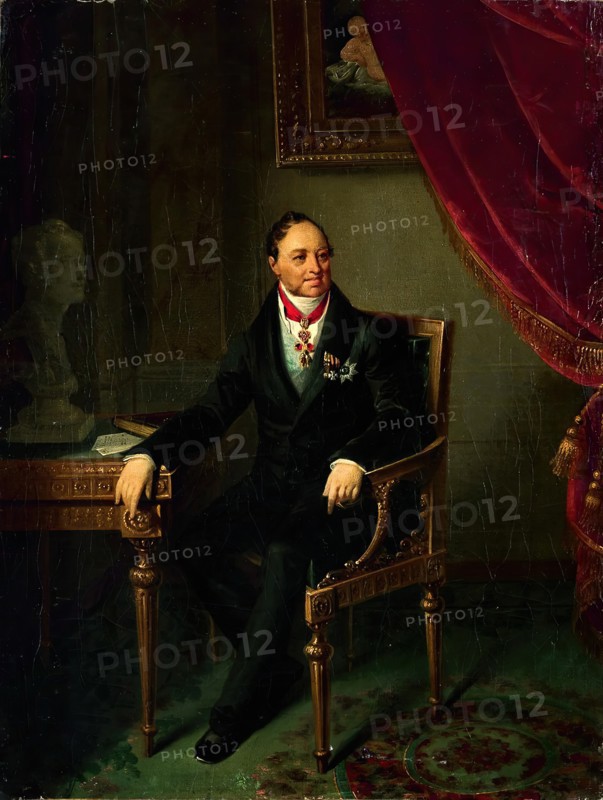 Portrait of D.P.Tatischev, 19th century. Creator: Unknown.
