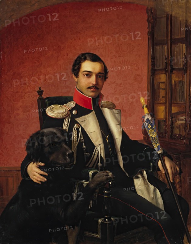 Portrait of I.A. Balashov, 1840. Creator: Vasily Raev.