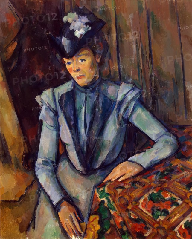 Lady in Blue, 1904. Creator: Paul Cezanne.
