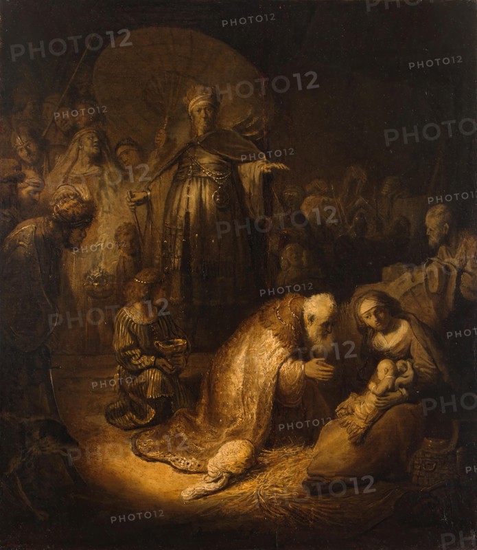 The Adoration of the Magi, 1632. Creator: Rembrandt Harmensz van Rijn.