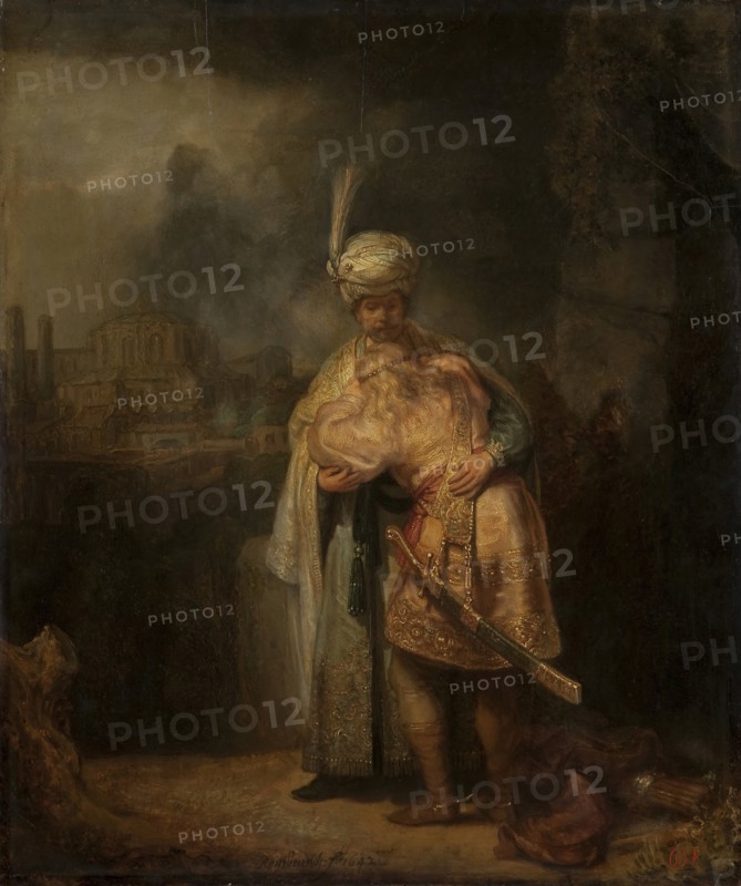 Separation of David and Jonathan, 1642. Creator: Rembrandt Harmensz van Rijn.