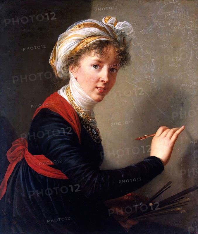 Self-portrait, 1800. Creator: Elisabeth Louise Vigee-LeBrun.