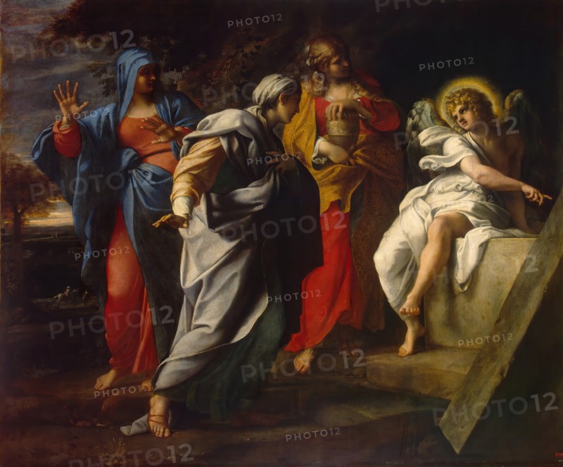 Holy Women at Christ' s Tomb, 1590. Creator: Annibale Carracci.