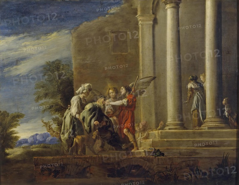 Healing of Tobit, 1621. Creator: Domenico Fetti.