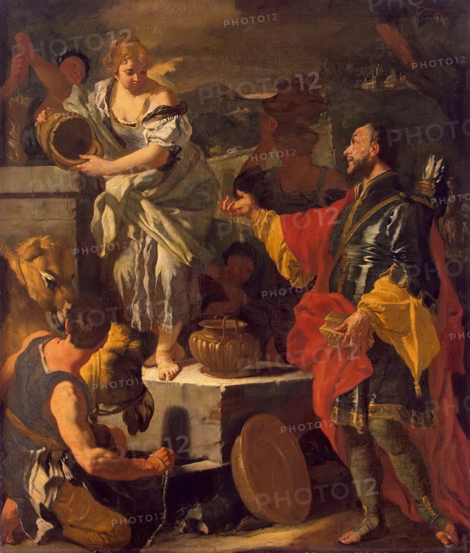 Rebecca at the Well, 1700. Creator: Francesco Solimena.