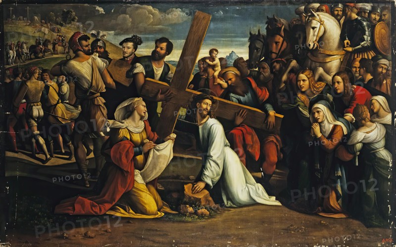 Carrying of the Cross, 1529. Creator: Benvenuto Tisi da Garofalo.
