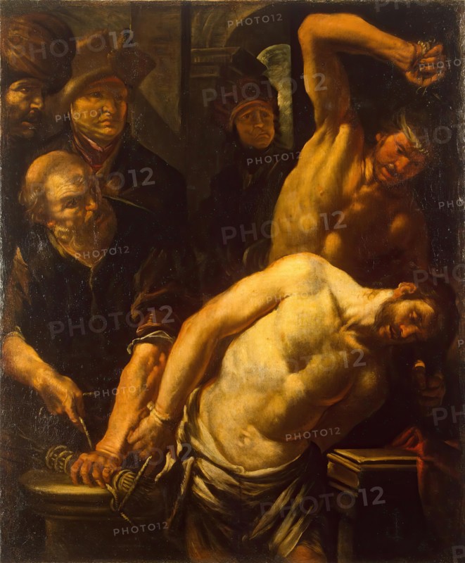 Mocking of Christ, 1644. Creator: Gioacchino Assereto.