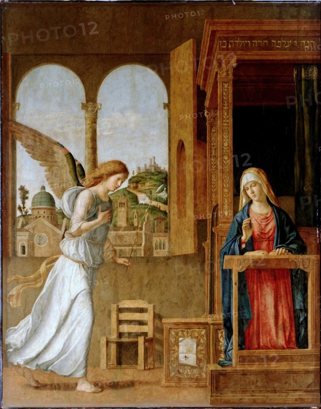 Annunciation, 1495. Creator: Giovanni Battista Cima da Conegliano.