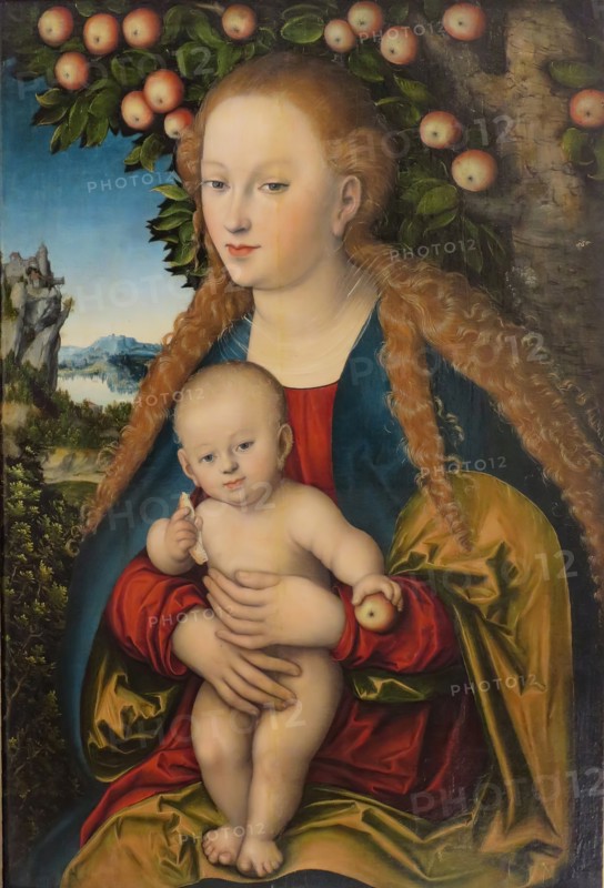 Madonna and Child under the Apple Tree, 1530. Creator: Lucas Cranach the Elder.