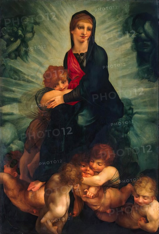 Madonna and Child with Cherubs, 1517. Creator: Rosso Fiorentino.