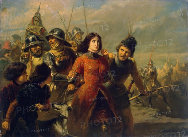 Capture of Joan of Arc, 1847. Creator: Adolphe-Alexander Dillens.