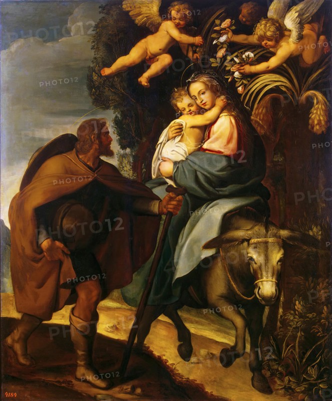 Flight into Egypt, 1600. Creator: Bartolome Carducho.