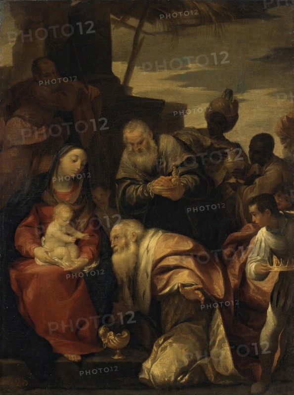 Adoration of the Magi, 1695. Creator: Giovan Gioseffo Dal Sole.