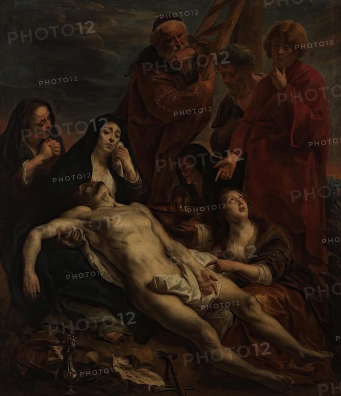 The Lamentation, 1654. Creator: Jacob Jordaens I.